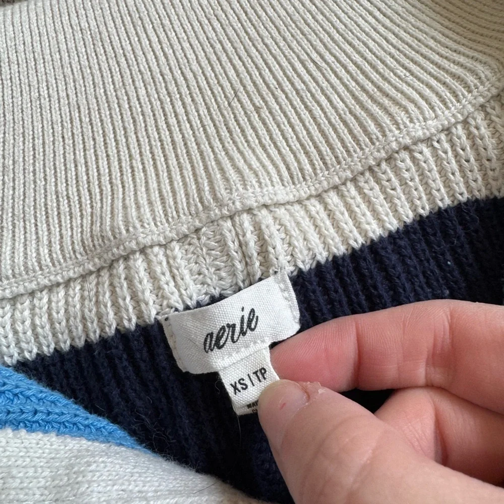 Aerie Beyond Quarter Zip Sweater - Picture 4 of 4